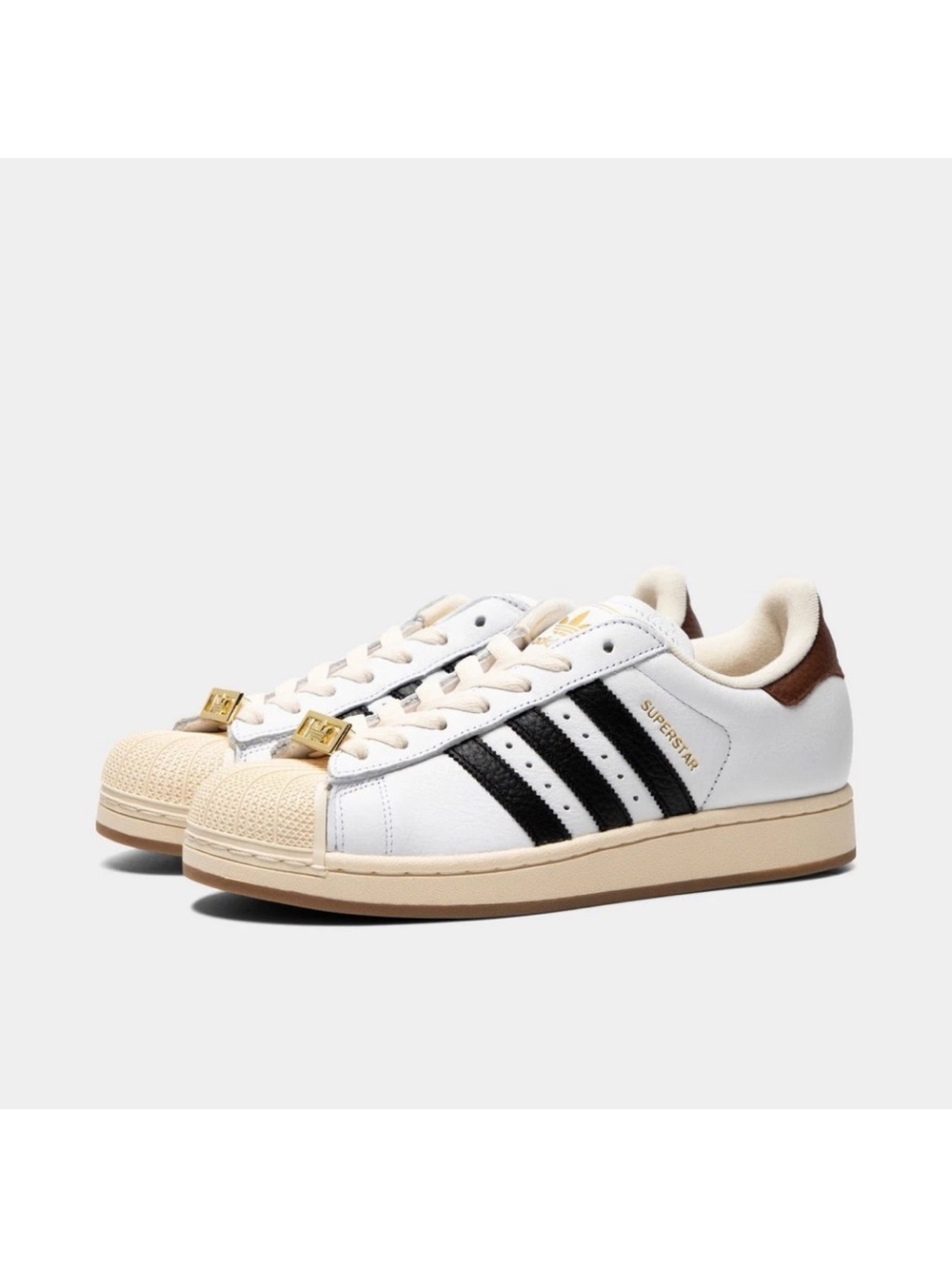 ADIDAS Superstar II Black White Gold KK1963 Men's sz  various NWT